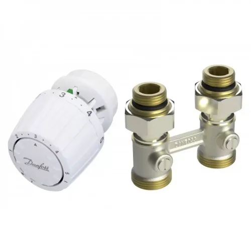 Комплект терморегулятора RLV-KB/RTR 7090 ДУ 20 | Danfoss 013G7223 Прямой