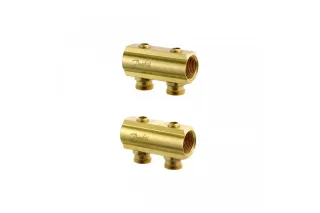 Danfoss FHF Коллектор с запорн. вентилем 3+3 | 088U0542
