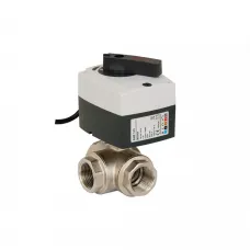 Кран шаровый трехходовой с э/приводом Danfoss AMZ-113 Ду15 230В 082G5418