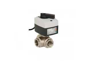 Кран шаровый трехходовой с э/приводом Danfoss AMZ-113 Ду32 230В 082G5421