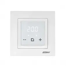 140F1064R — Терморегулятор ДЕВИ Classy c Wi-Fi белый, IP 21, размеры 84 x 84 x 50 мм, диапазон регулирования температуры 5...40 °С