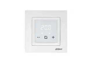 140F1064R — Терморегулятор ДЕВИ Classy c Wi-Fi белый, IP 21, размеры 84 x 84 x 50 мм, диапазон регулирования температуры 5...40 °С