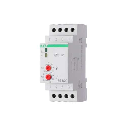ДЕВИ 140R1079R — Терморегулятор RT-820 (+4...+30 °С) с датчиком RT на проводе, IP20, диапазон рабочих температур -25...+50 °С