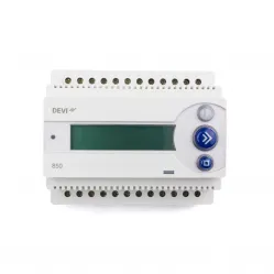 DEVIreg 850 IV 140F1084 — Программируемый микропроцессорный терморегулятор для систем снеготаяния, с блоком питания