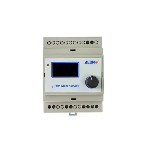 140F1084R — Терморегулятор ДЕВИ Meteo 850R, IP 20, размеры 106х90х60 мм, диапазон температуры воздуха 0...50 °С