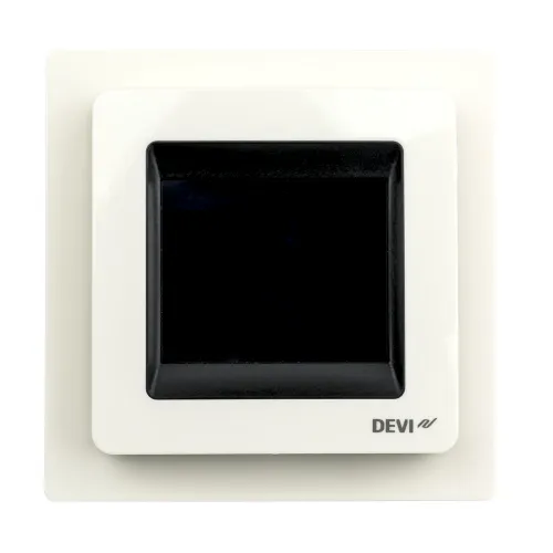 DEVIreg Touch 140F1064 — Программируемый терморегулятор с сенсорным дисплеем, белый