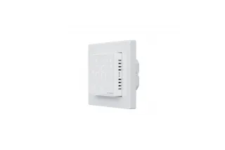 21RT0108R — Ридан Clever терморегулятор с Wi-Fi белый, IP 20, размеры 86 x 86 x 44,5 мм, диапазон регулирования температуры 5...40 °С