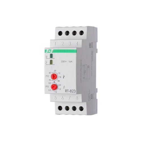 ДЕВИ 140R1083R — Терморегулятор RT-823 (+60...+95 °С) с датчиком RT823 на проводе, IP44, диапазон рабочих температур -25...+50 °С