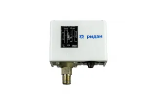 Ридан 060-118966R — Реле давления KPI 36R, диапазон настройки 2...14 бар, дифференциал 1…4 бар, штуцер G1/4А, автоматический сброс