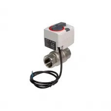 Ридан 082G5420R — Кран шаровой двухпозиционный AMZ-113R PN40, DN25, Kvs 60, Tmax 110 °C, Rp1, корпус CW617N, трехходовой