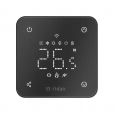 Комнатный термостат RSmart-FB с Wi-Fi подключением 230V, черный