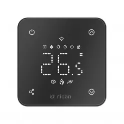 Комнатный термостат RSmart-FB с Wi-Fi подключением 230V, черный
