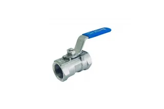 X1666 Шар.кран резьб. Ду40 Ру63; С рук; Корп AISI316; Шар AISI316;упл.PTFE арм. 25% стекл.вол