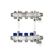 Комплект коллекторов SSM-6R set с кронштейнами, 6 контуров