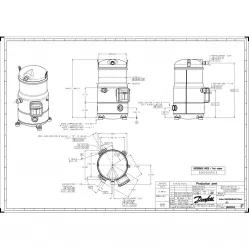 SH090A4ALC Компрессор спиральный