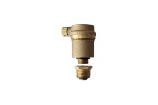 Ридан Airvent-R 065B8322R — Воздухоотводчик PN10, DN10, с обратным клапаном DN15, Т от -10…+110 ℃; материал корпуса латунь CW617N
