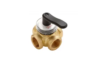 Клапан рег. поворотный HRB3 DN25 Kvs10.0