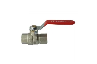 Ридан BVR-R 065B8310R — Кран шаровой PN40 DN32 с внутренней резьбой; Т от -20 ℃ ...+120 ℃; материал корпуса латунь CW602N